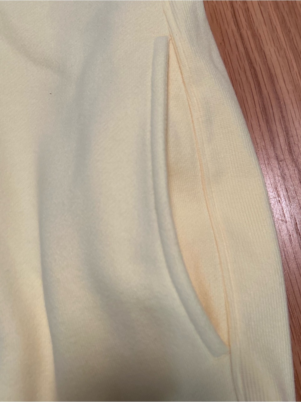 Aritzia Cozy Sweatfleece Boyfriend 1/2 Zip - Lemonade Yellow Size XL NWOT - Picture 8 of 9